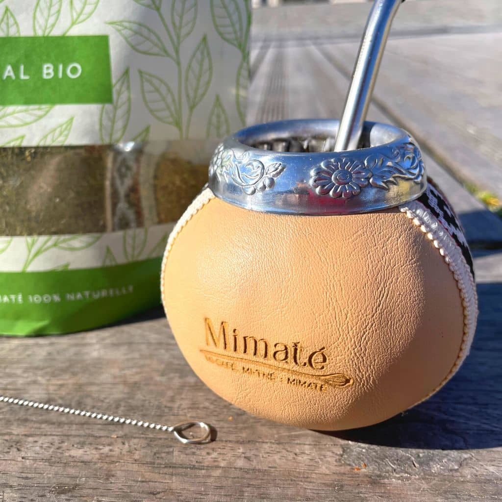 Calebasse traditionnelle simili cuir